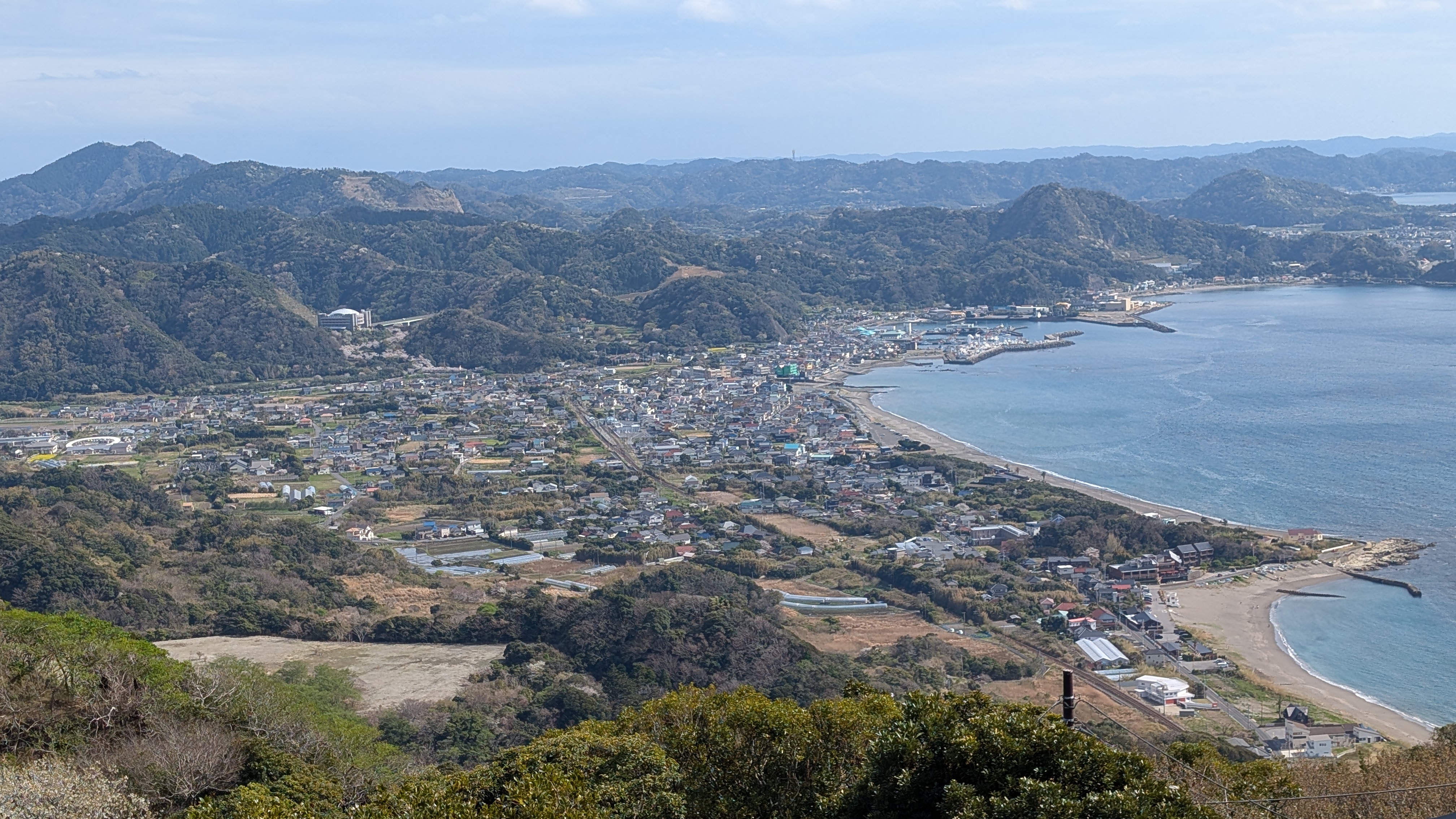 View from the top of Mount Nokogiri