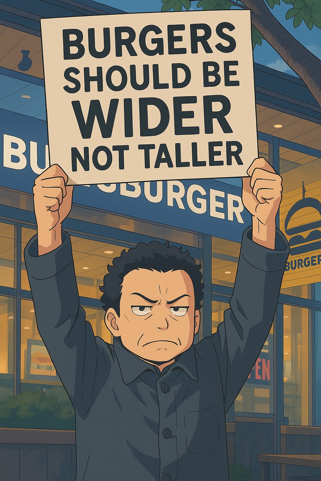 Samurai burger from our meal